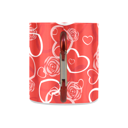 Hearts and Roses Red Classic Insulated Mug(10.3OZ)