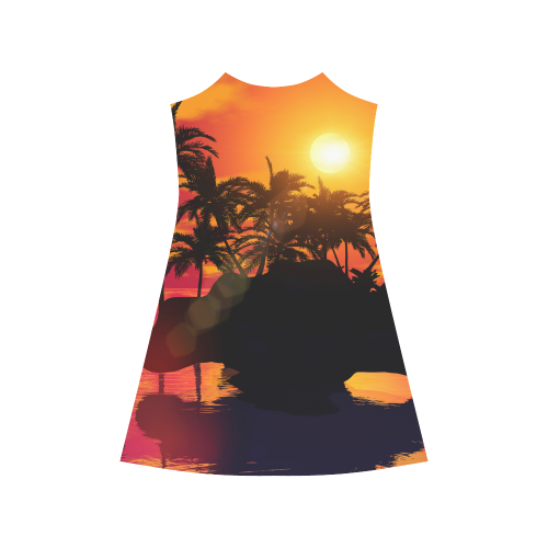 Beautiful sunset Alcestis Slip Dress (Model D05)