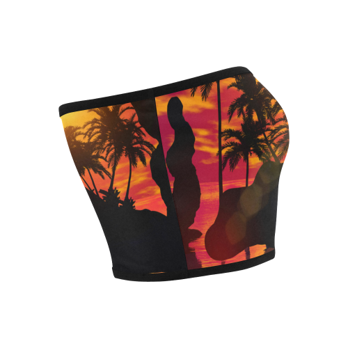 Wonderful sunset Bandeau Top