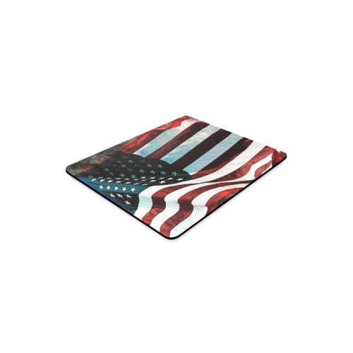 A abstract waving usa flag Rectangle Mousepad