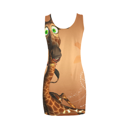 Funny giraffe Medea Vest Dress (Model D06)
