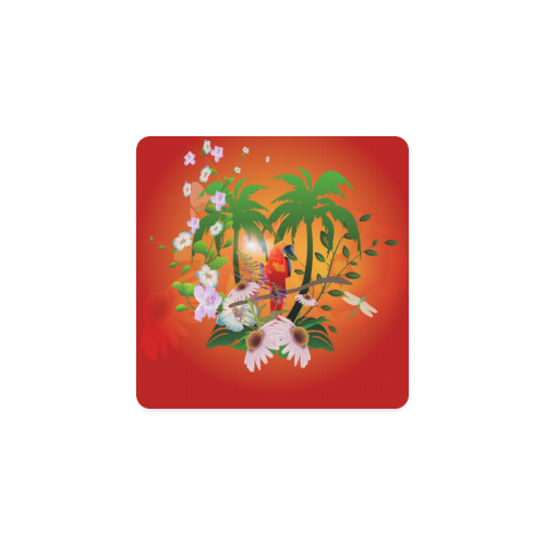 Tropical design Square Coaster