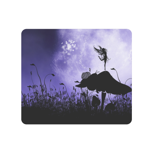 A beautiful fairy dancing on a mushroom silhouette Men's Clutch Purse （Model 1638）