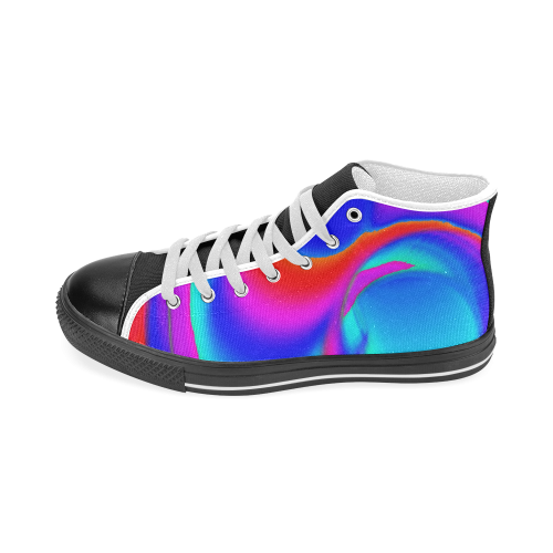 neon fun 6 Men’s Classic High Top Canvas Shoes (Model 017)