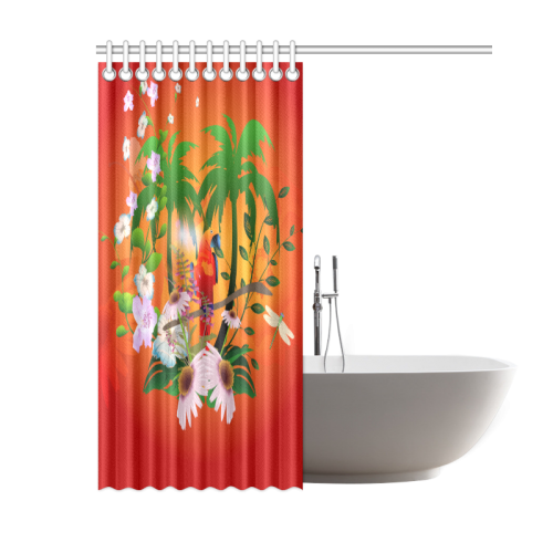 Tropical design Shower Curtain 60"x72"