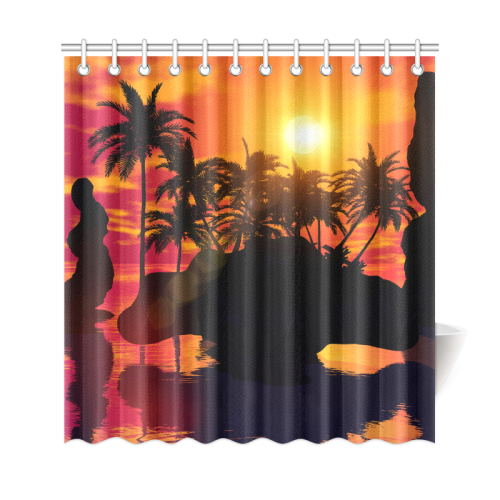 Wonderful sunset Shower Curtain 69"x72"