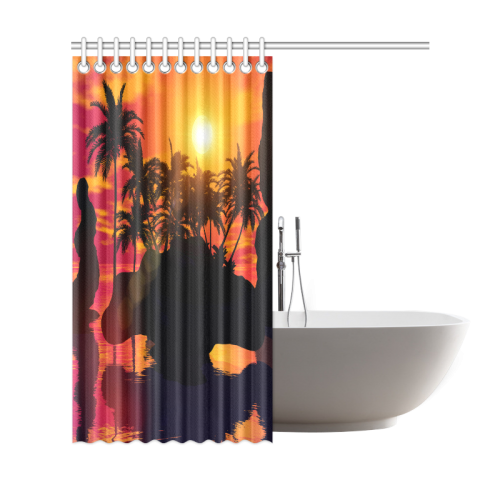 Wonderful sunset Shower Curtain 69"x72"