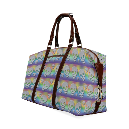 SKULLS MULTICOLOR Classic Travel Bag (Model 1643)