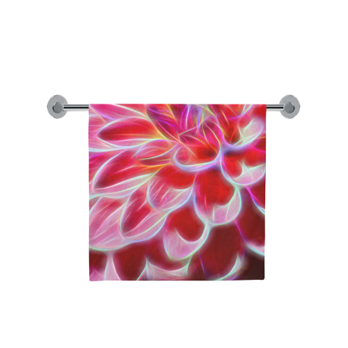 Pink Chrysanthemum Topaz Bath Towel 30"x56"