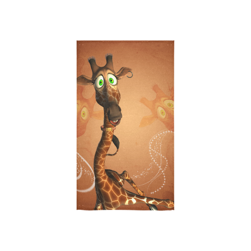 Funny giraffe Custom Towel 16"x28"