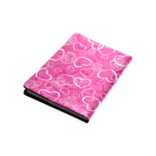 Hearts and Roses Pink Custom NoteBook B5