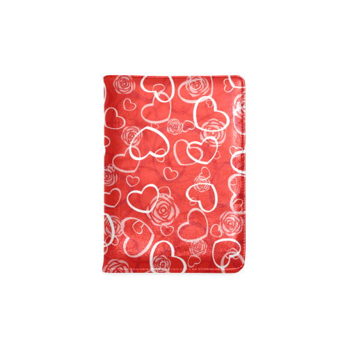 Hearts and Roses Red Custom NoteBook A5