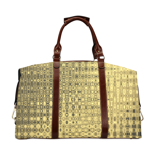 GOLD LUXURY TEXTURE Classic Travel Bag (Model 1643)