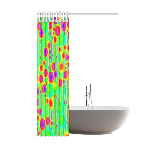 Neon Emotions Q Shower Curtain 48"x72"