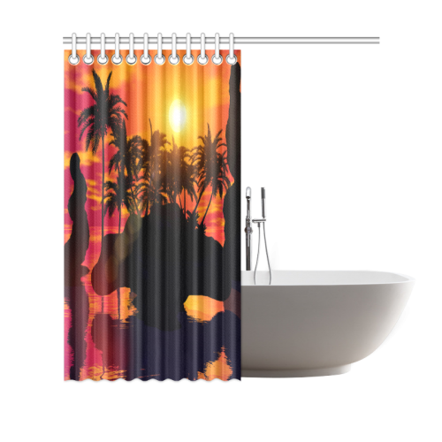 Wonderful sunset Shower Curtain 69"x70"