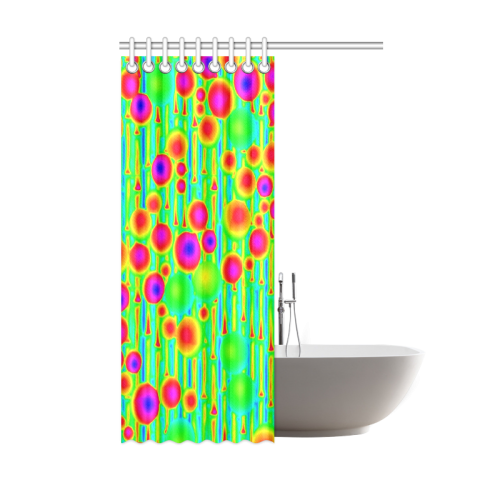 Neon Emotions Q Shower Curtain 48"x72"