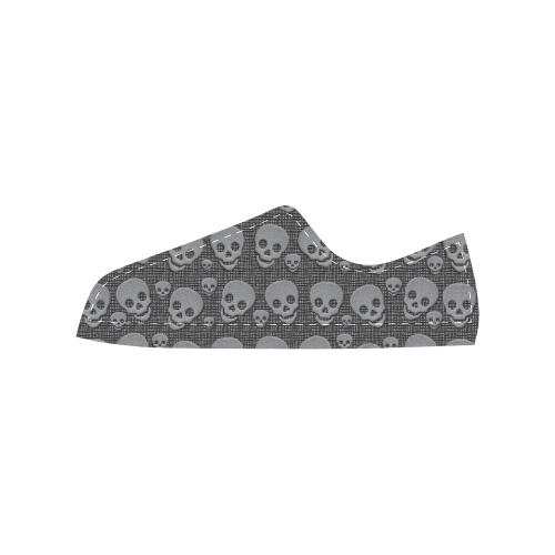 SKULLS EVOLUTION Women's Classic Canvas Shoes (Model 018)