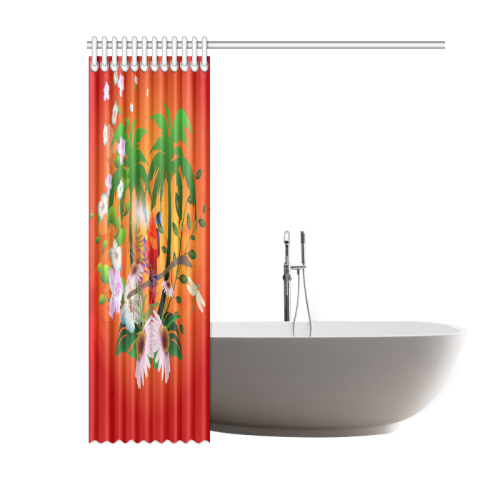 Tropical design Shower Curtain 60"x72"