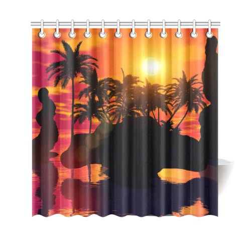 Wonderful sunset Shower Curtain 69"x70"