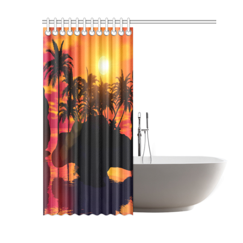 Wonderful sunset Shower Curtain 60"x72"