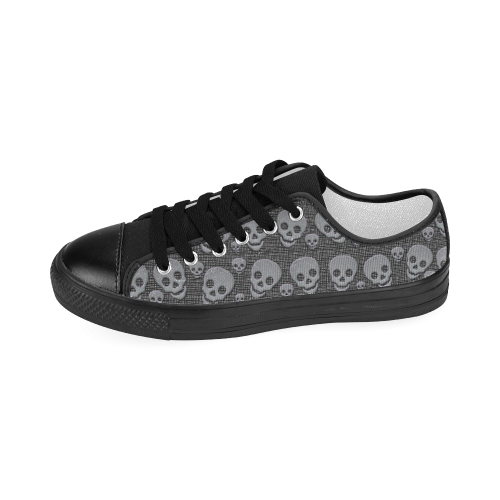 SKULLS EVOLUTION Women's Classic Canvas Shoes (Model 018)