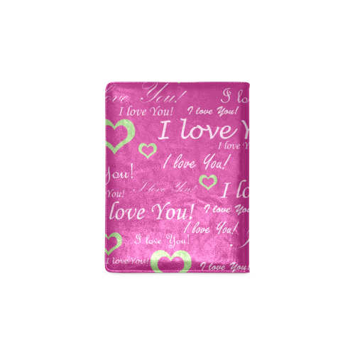 I Love You Custom NoteBook B5