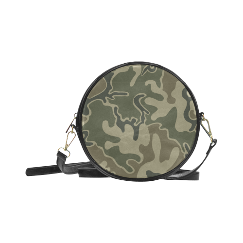 1948 Retro Camouflage Round Sling Bag (Model 1647)