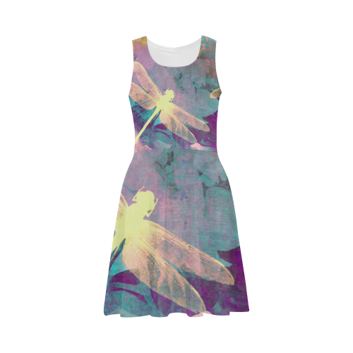 Dragonflies and Orchids Atalanta Sundress (Model D04)