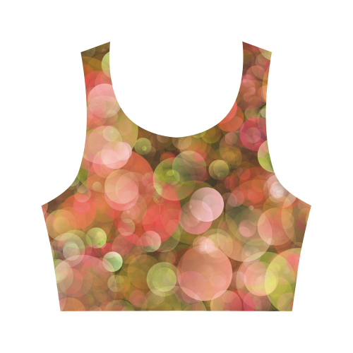 Bubbles011 Women's Crop Top (Model T42)