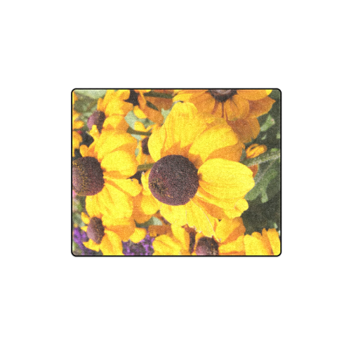 Yellow Flowers Blanket 40"x50"