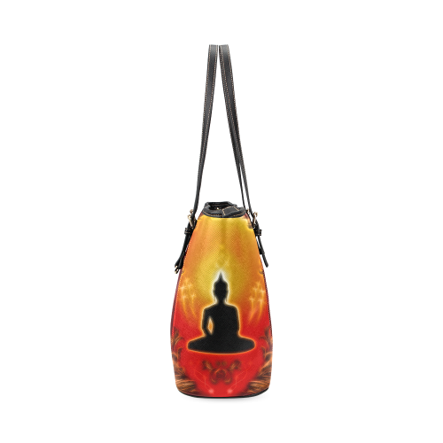 Buddha Leather Tote Bag/Small (Model 1640)