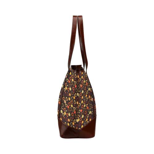 Hearts And Flowers Tote Handbag (Model 1642)