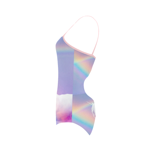 Unicorn and Rainbow Strap Swimsuit ( Model S05)