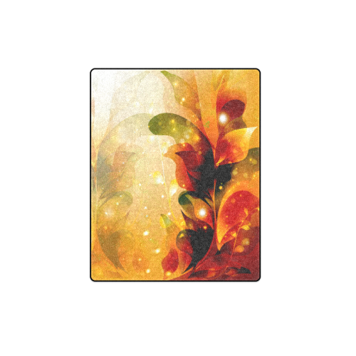 Awesome abstract flowers Blanket 40"x50"