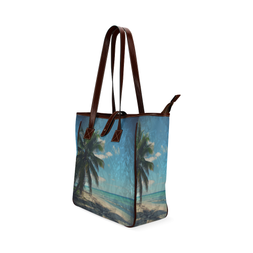 Caribbean Blue Classic Tote Bag (Model 1644)