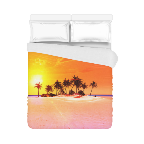 Wonderful sunset in soft colors Duvet Cover 86"x70" ( All-over-print)