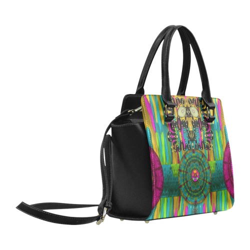 Troll In the Rainbows looking good Classic Shoulder Handbag (Model 1653)