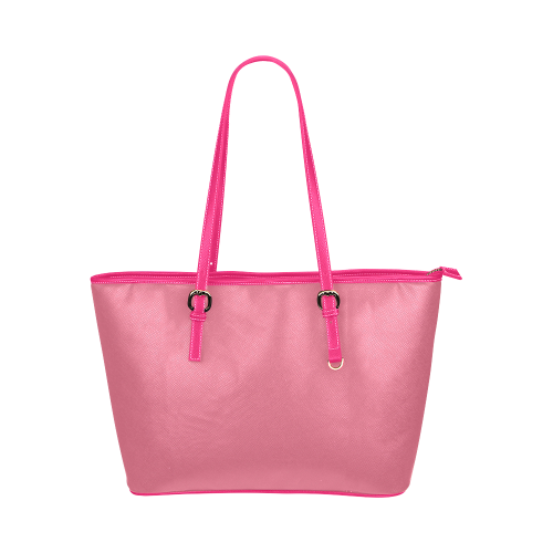 Bubblegum Leather Tote Bag/Large (Model 1651)