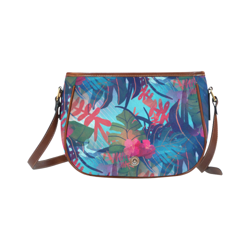 Tropical Blues Saddle Bag/Large (Model 1649)