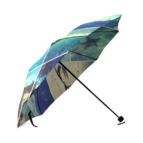 Starry Starry Caribbean Night Foldable Umbrella (Model U01)