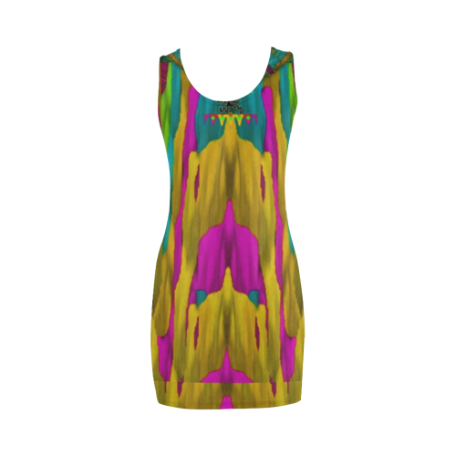 Troll In the Rainbows looking good Medea Vest Dress (Model D06)