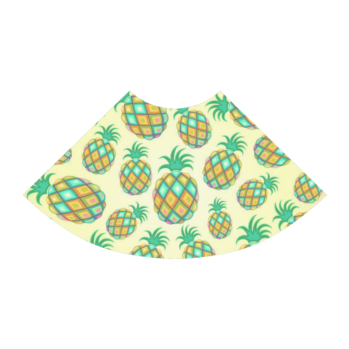 Pineapple Pastel Colors Pattern Atalanta Sundress (Model D04)