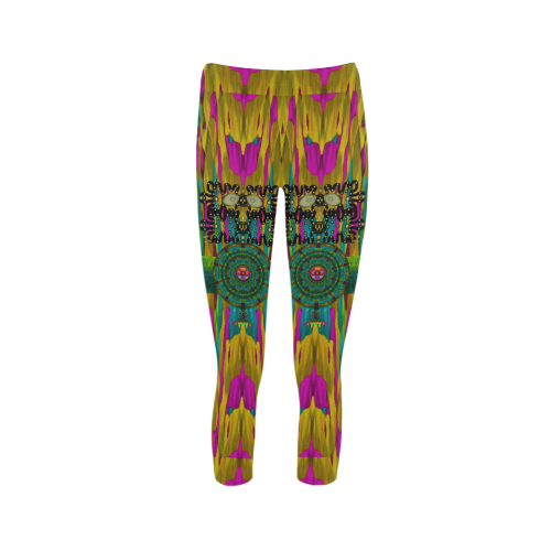 Troll In the Rainbows looking good Capri Legging (Model L02)