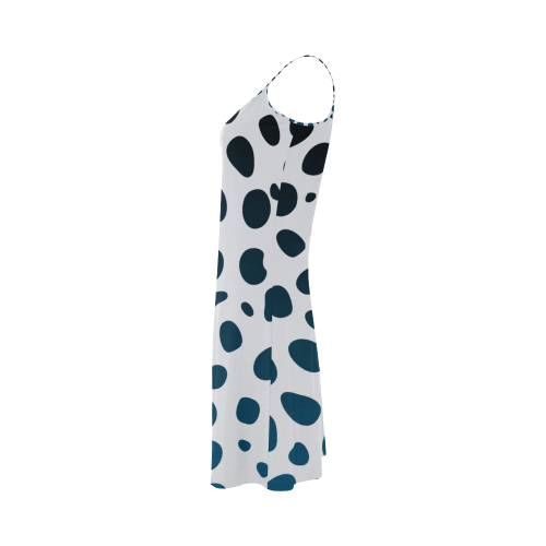 White Leopard Alcestis Slip Dress (Model D05)