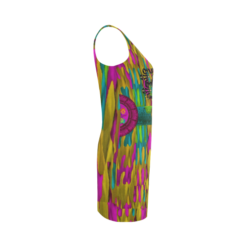 Troll In the Rainbows looking good Medea Vest Dress (Model D06)