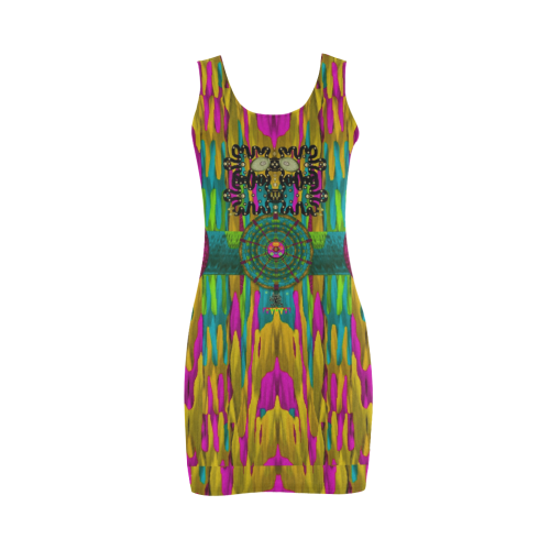 Troll In the Rainbows looking good Medea Vest Dress (Model D06)