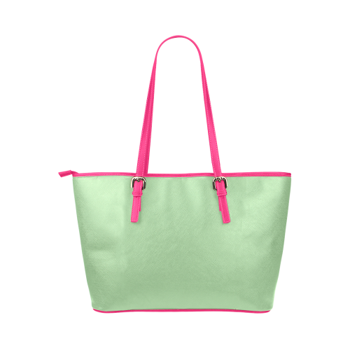 Pistachio Leather Tote Bag/Large (Model 1651)