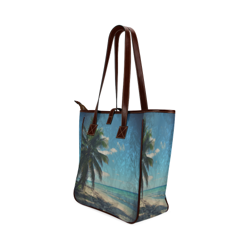 Caribbean Blue Classic Tote Bag (Model 1644)