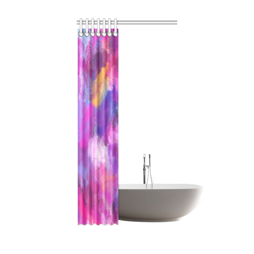 Color Storm Oil Painting Shower Curtain 36"x72"