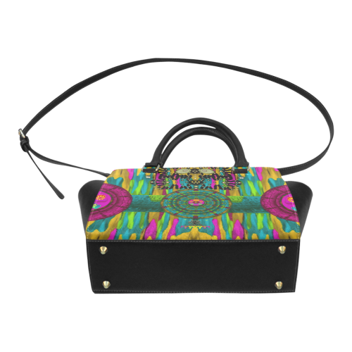 Troll In the Rainbows looking good Classic Shoulder Handbag (Model 1653)